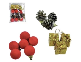 Kit 12 Pendentes Natal Master Christmas