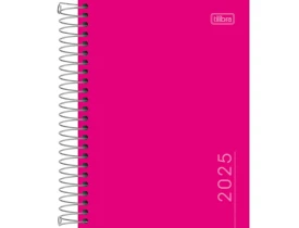 Agenda 2025 Espiral Pepper Rosa Tilibra