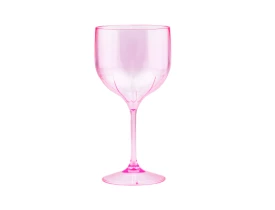 Taça Gin 510ml Gotas Rosa Cristal Inusi 