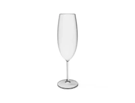Taça Espumante 280ml Natural Acrílico 