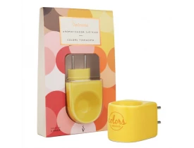 Aromatizador Elétrico Colors Terracota Amarelo Via Aroma