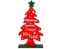 Arvore Natal Mensagem De Madeira Zein