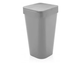 Lixeira Izzy 15 litros Chumbo 23X24X44cm Ou Martiplast