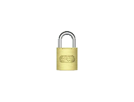 Cadeado 20mm Zamac Latonado E-Coat Stam