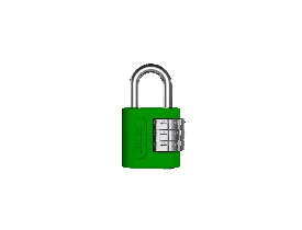 Cadeado 25mm com Segredo Verde Stam