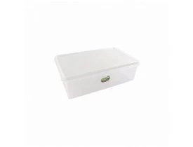 Caixa Retangular 3,5litros Natural Plasvale 28,5x18x10cm