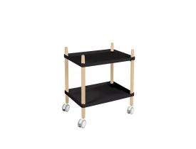 Carrinho Organizador Manoel Mor 49,5x35,5x58cm Preto 9321