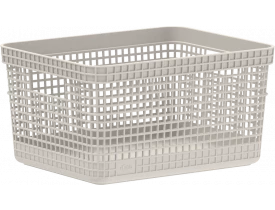 Cesto Organizador Grid Bege 8L 