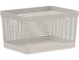 Cesto Organizador Grid Bege 20L 