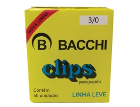 Clips 3/0 Galvanizado com 50 unidades Bacchi