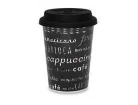 Copo Trip com Tampa 300ml Menu Café Oxford