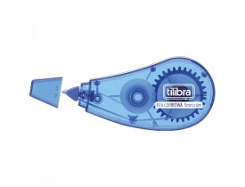 Fita Corretiva 5mmX6m Azul Tilibra
