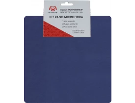 Kit 2 Panos de Microfibra 35x35cm Mundiart Cor Sortida