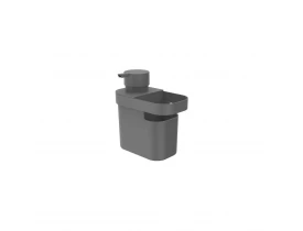Dispenser para Detergente e Organizador de Pia Trium 650ml Chumbo Ou Martiplast