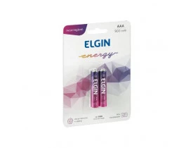 Pilha Recarregável AAA 900mAh Elgin