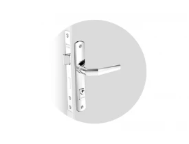 Fechadura Popline Reta Externa Cromado ESP15 Soprano