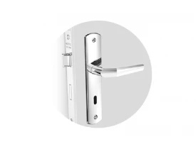 Fechadura Popline Reta Interna Cromado ESP26 Soprano