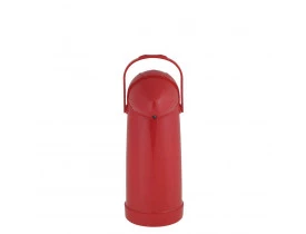Garrafa Térmica de Pressão Nobile 1,0 litro Vermelha 12X32cm Mor