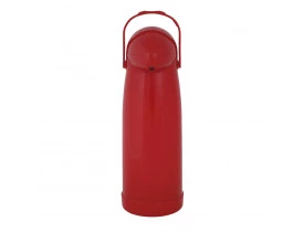 Garrafa Térmica de Pressão Nobile 1,9 litros Vermelha 14X40cm Mor