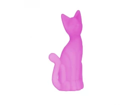 Luminária de Mesa Decorativa Gato Magrelo Rosa Usare 110/220v