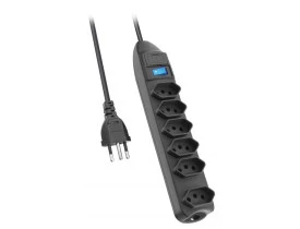 Protetor de Linha 6 Tomadas 10A 1,5M Elgin