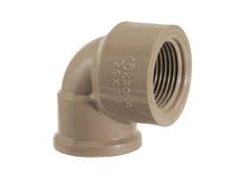 Joelho 90º Soldável e com Rosca 25X1/2'' Marrom Krona