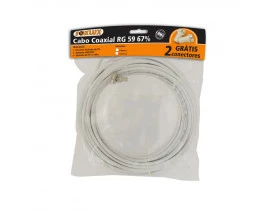 Cabo Coaxial Foxlux - RG 59 15 metros