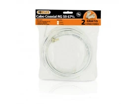 Cabo Coaxial Foxlux - RG 59 7 metros (