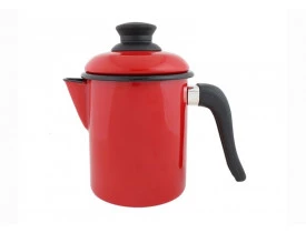 Leiteira 10 Esmaltado 900ml Vermelho Ewel