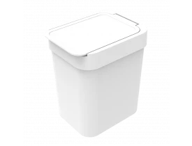 Lixeira 2,5 litros Branca 12X16X18cm Soprano