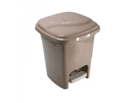 Lixeira com Pedal 15 litros Quadrada Fendi Plasvale