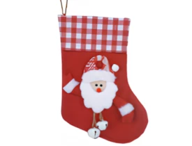 Enfeite Meia Papai Noel Florarte