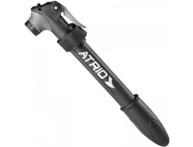 Mini Bomba Portátil de Mão para Bicicleta e Infláveis com 2 Adaptadores Preto Atrio