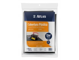 Lona Plástica 3x4 Preta Atlas