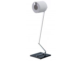 Suporte para Papel Higiênico com Base de Vidro Preto Future