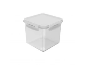 Pote Click Quadrado 1,5 litros Natural Ou Martiplast