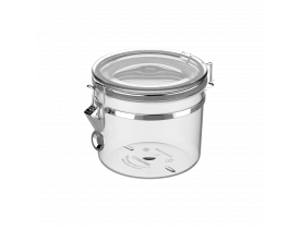 Pote Hermético Napoli com Presilha 1 litro Transparente Soprano