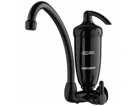 Purificador de Água com Torneira de Parede Acqua Bella Preto Lorenzetti