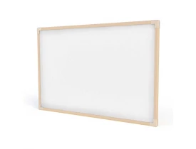 Quadro Branco 40x60cm Moldura de Madeira Stalo