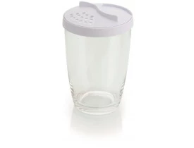 Queijeira e Farinheira 350ml Ou Martiplast PQ 8,5x8,5x11cm Branca QJ485