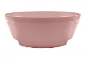 Saladeira Luna 1,8L Ou Martiplast 20x20x8cm Rosa Quartzo SL220