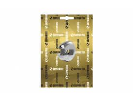 Suporte Pitão para Vidro 8mm Cromado com 2 Peças Soprano