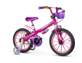 Bicicleta Infantil Top Girls Nathor Aro 16 Rosa