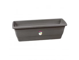 Floreira Retangular 50cm Cinza Atlas
