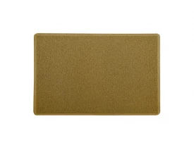 Tapete Capacho Vinil 40X60cm Liso Bege Kapazi