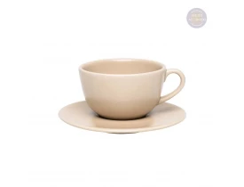 Xícara de Chá com Pires 200ml Merengue Oxford