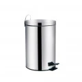 Lixeira de Pedal Ágata 20 litros Inox 29X34X44cm Mor