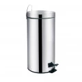 Lixeira de Pedal Ágata 30 litros Inox 30X35X62cm Mor