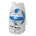 Kit Rede e Bola de Vôlei Poker Cor Sortida