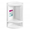 Cantoneira para Banheiro de Plástico Branco Primafer